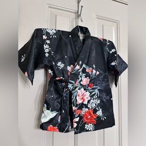 Floral Kimono with Shorts